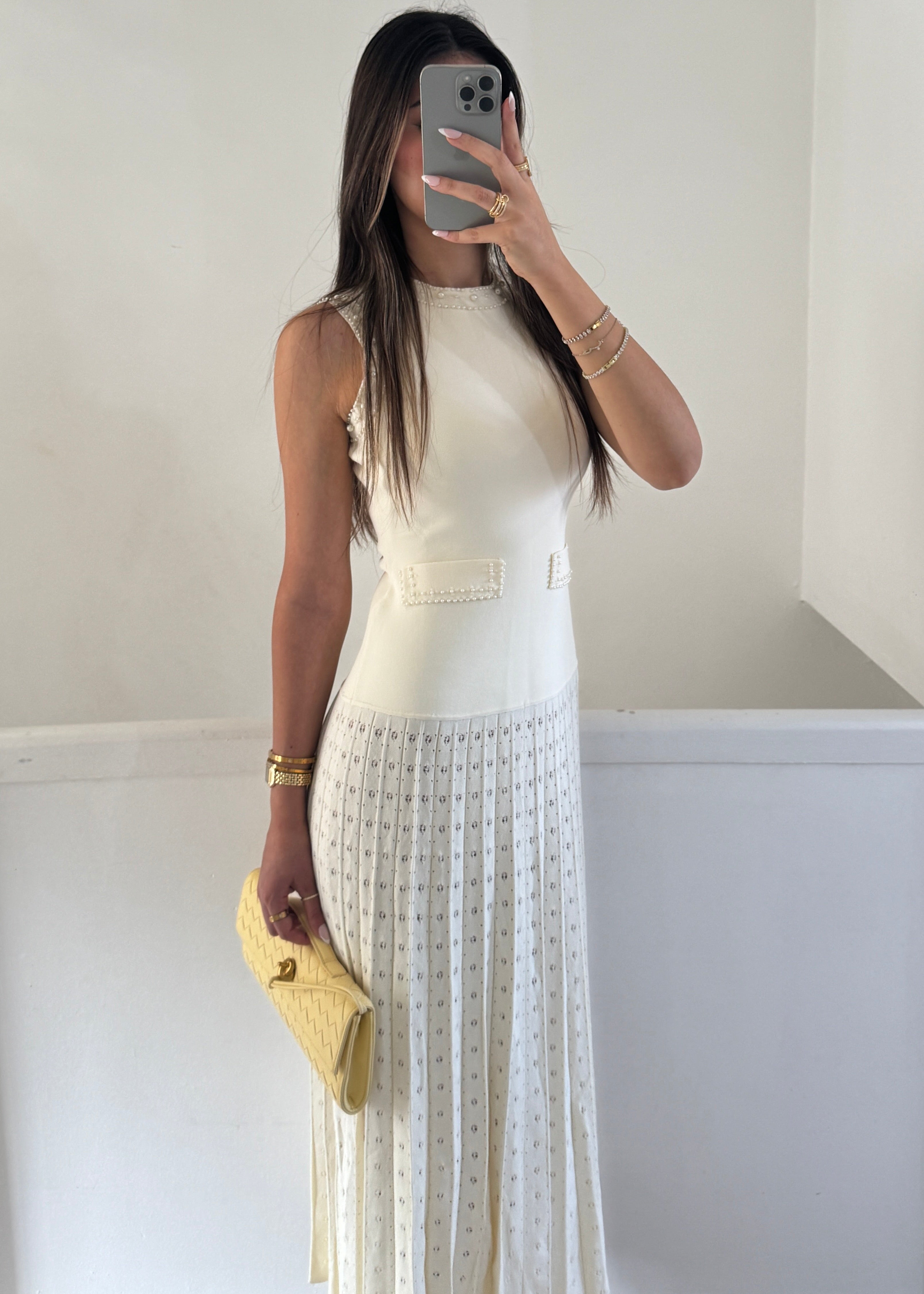 mayla dress - white