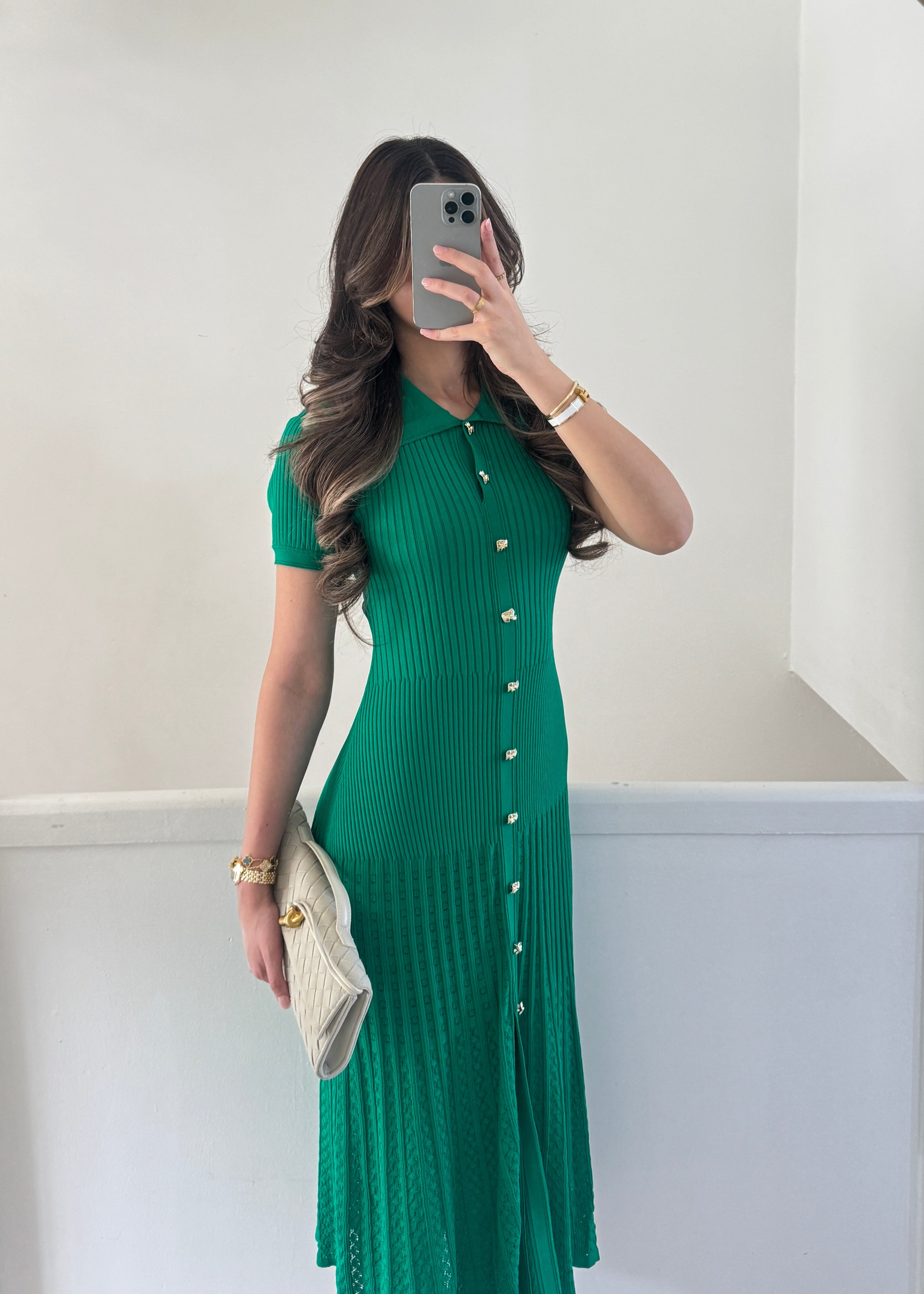 Perla Dress - Green