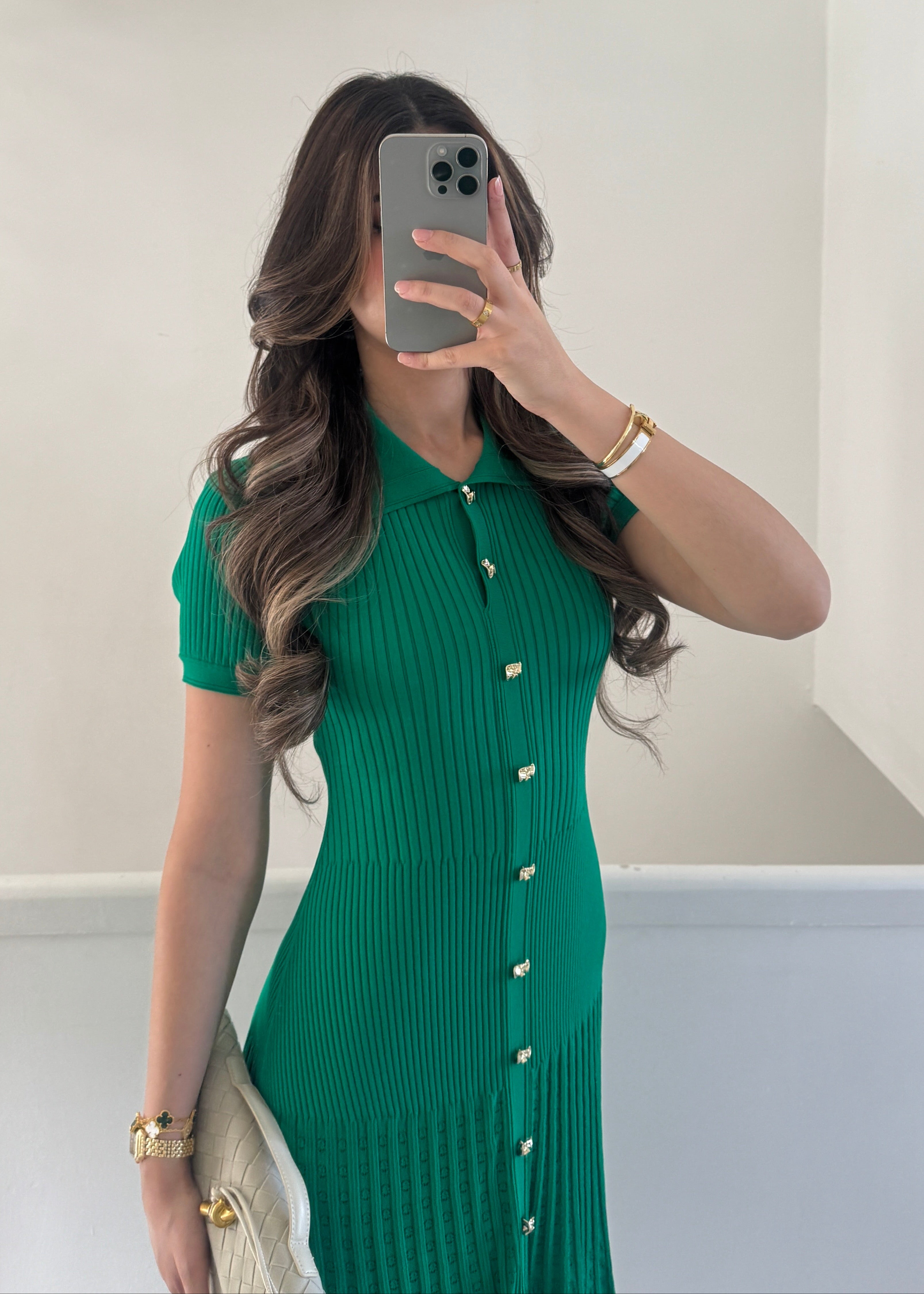 Perla Dress - Green