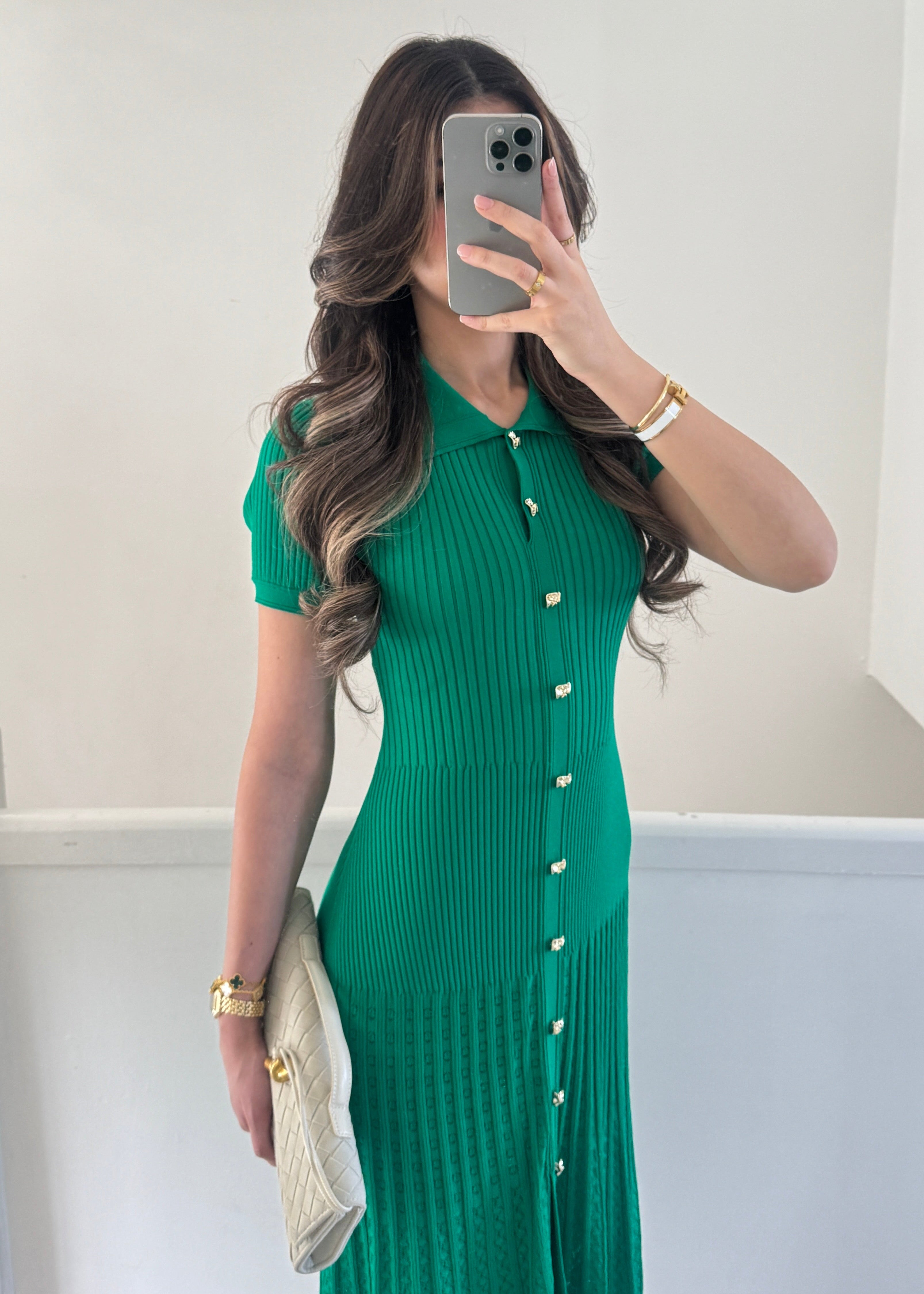 Perla Dress - Green