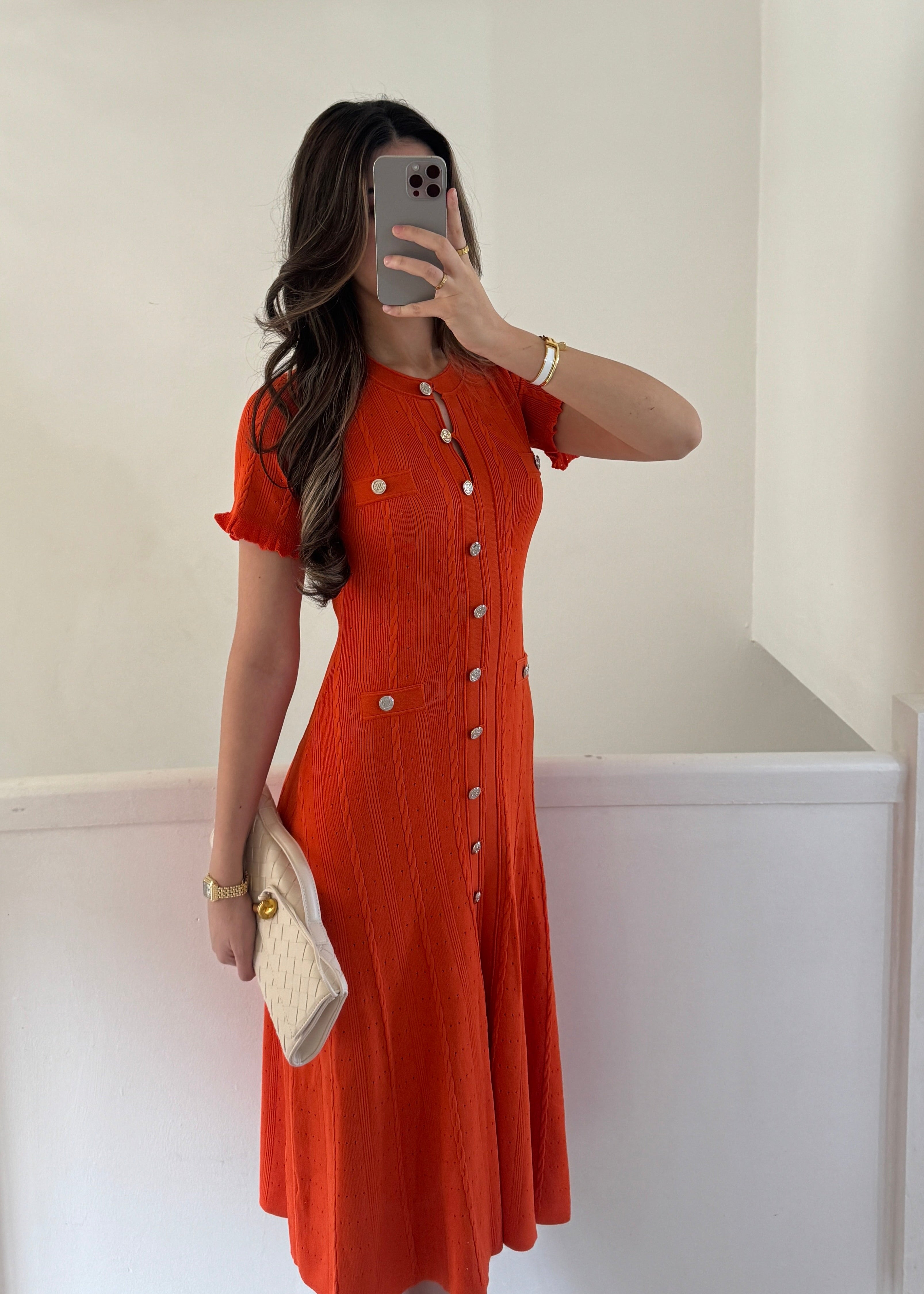 Valentina Dress- orange