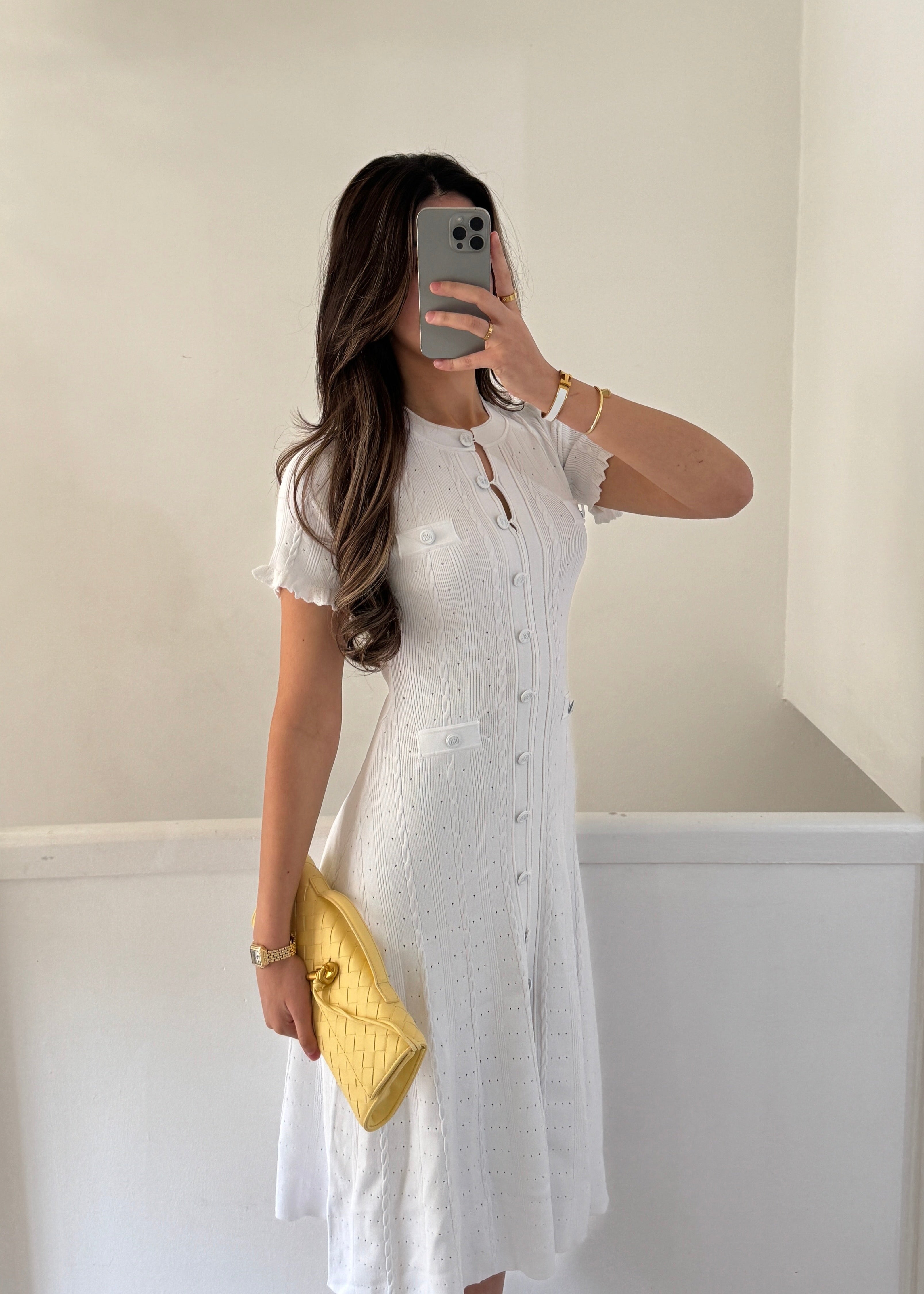 Valentina Dress- White