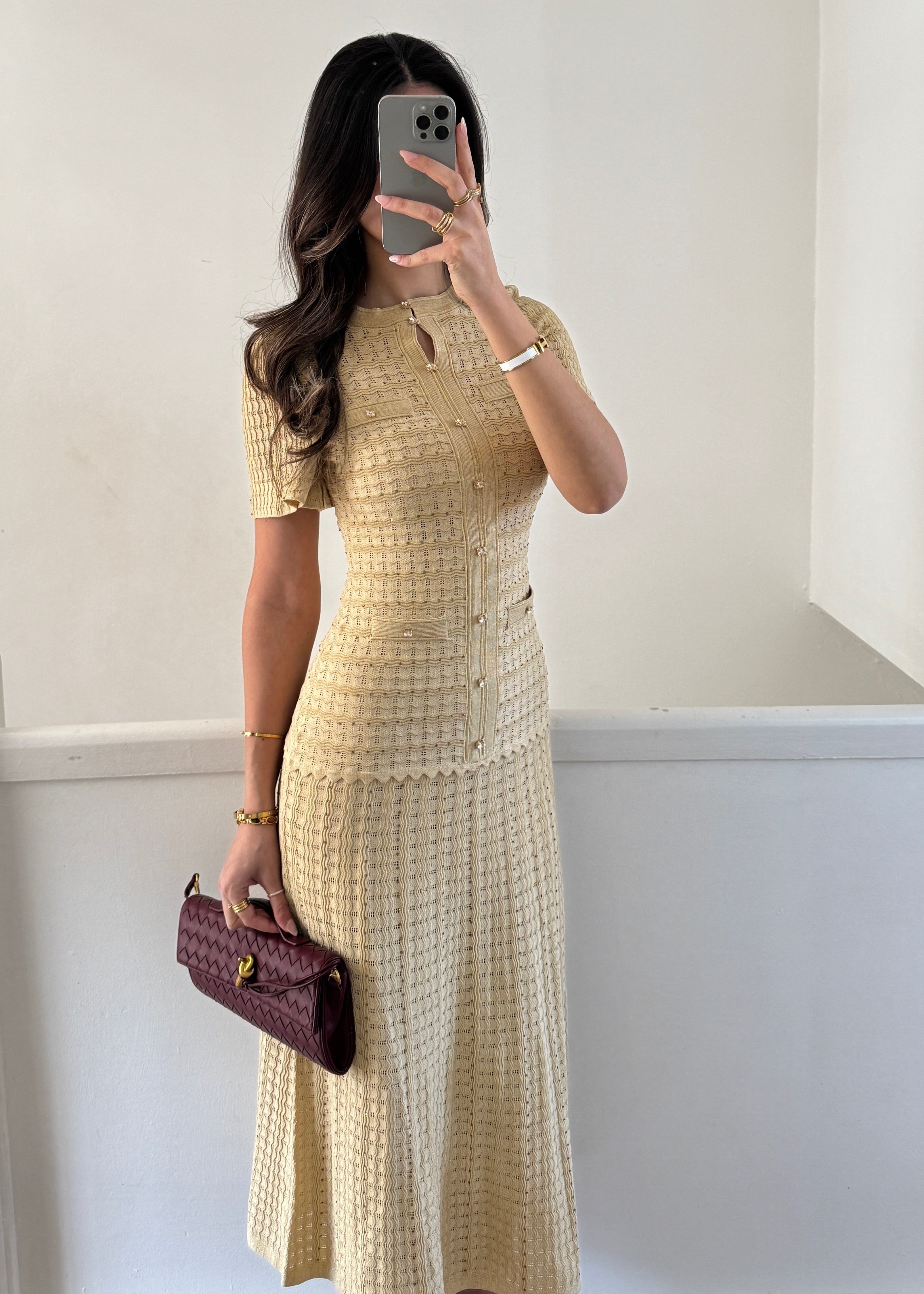 Almaz dress- beige