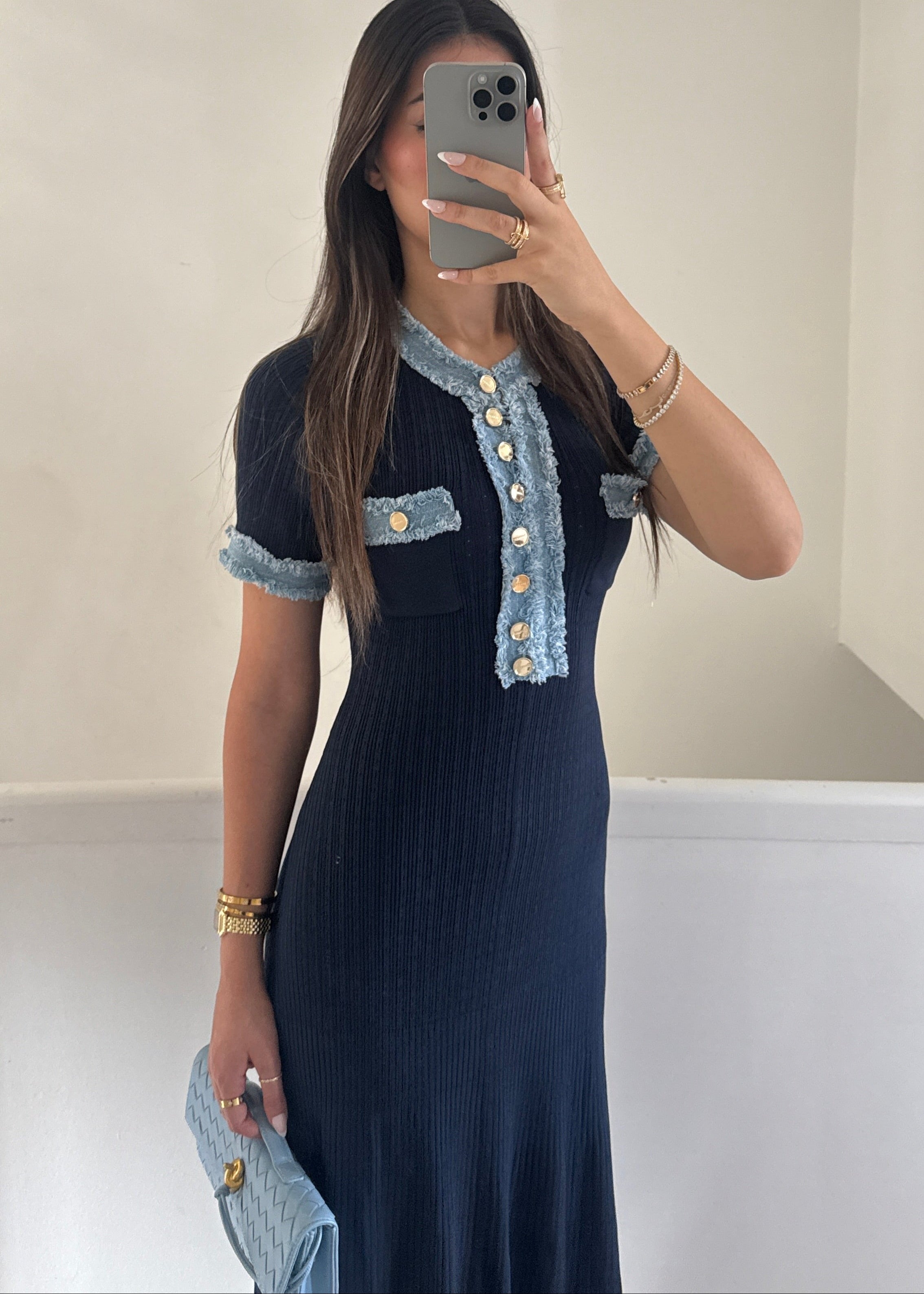 silva dress - navy