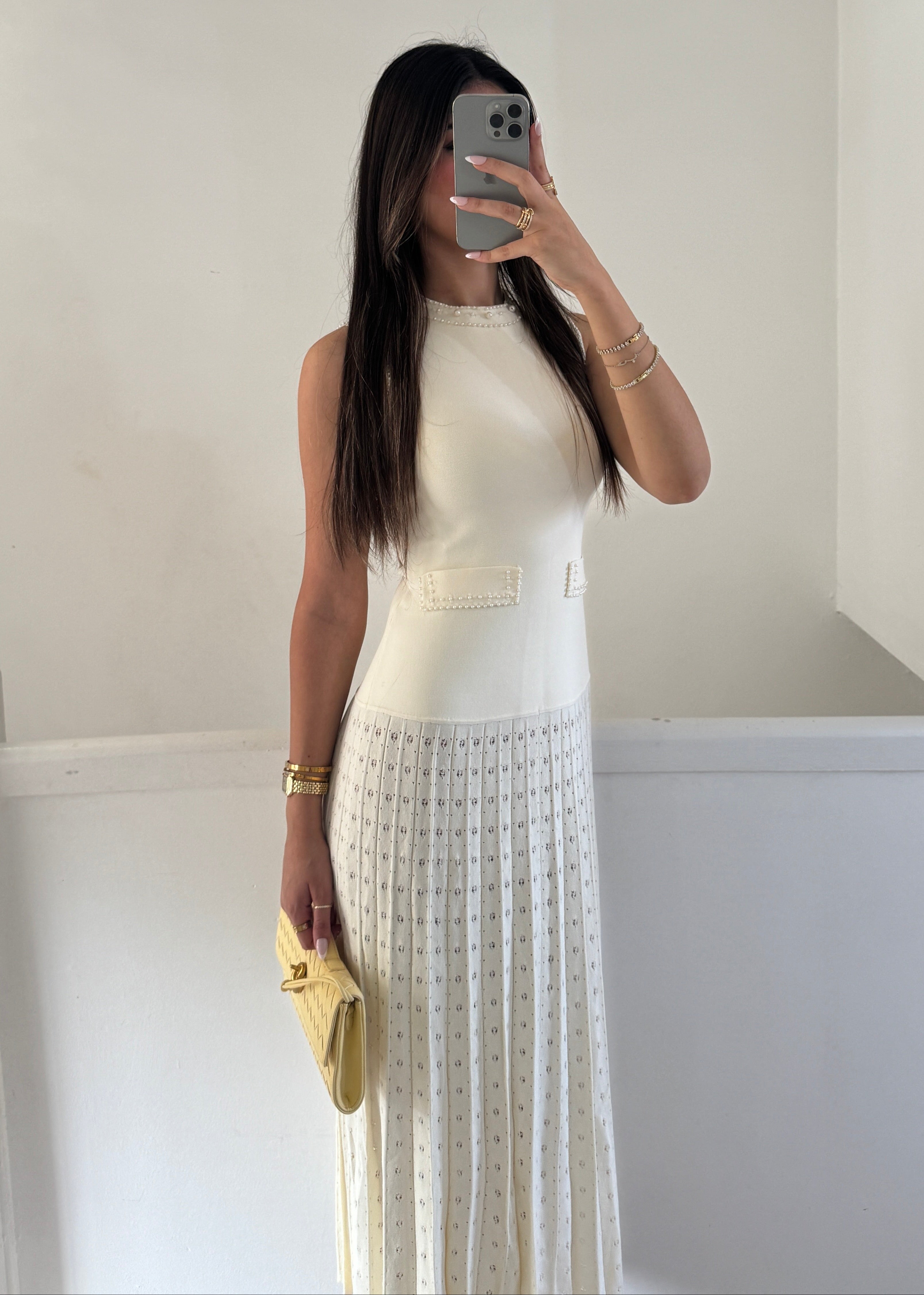 mayla dress - white