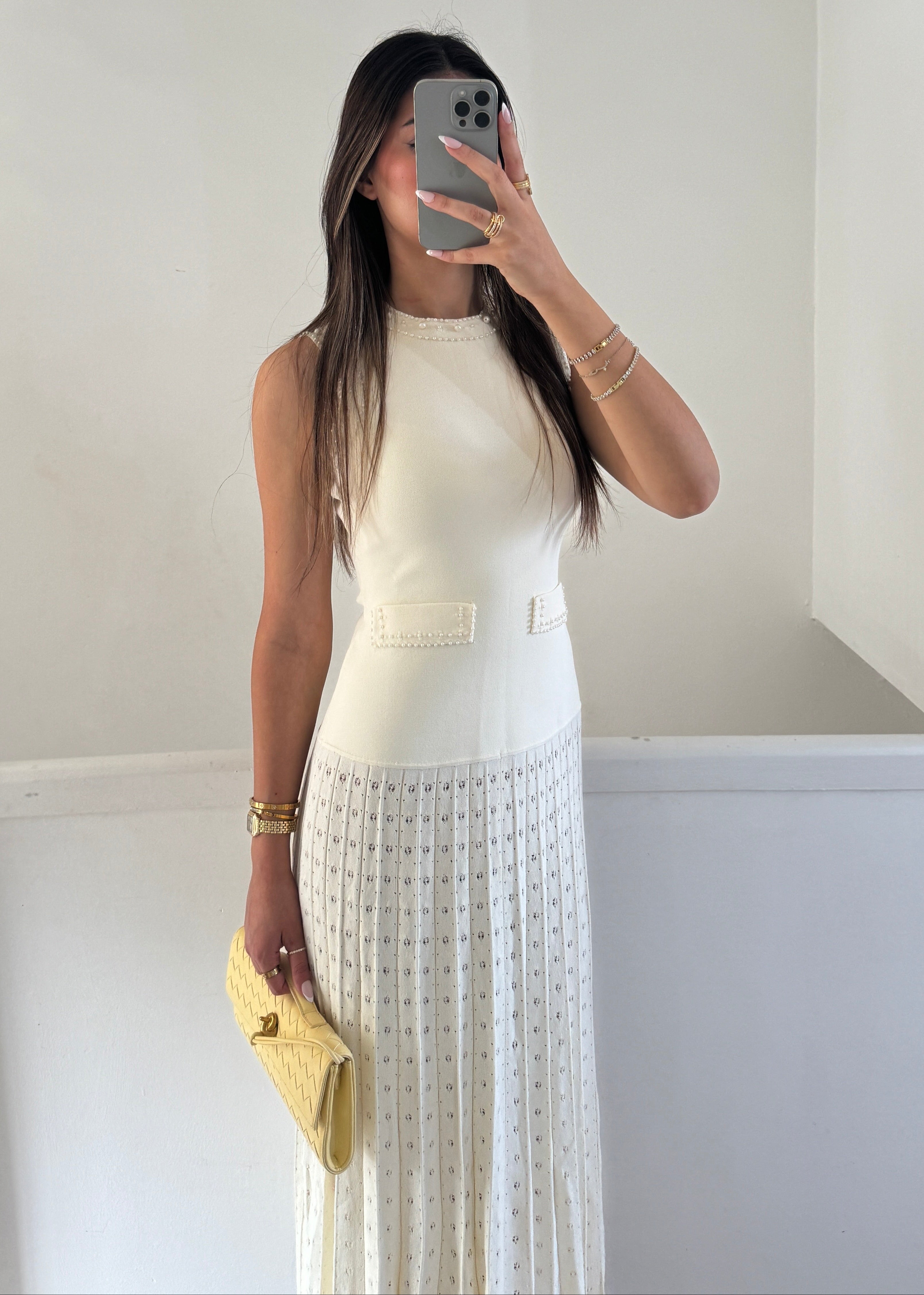 mayla dress - white