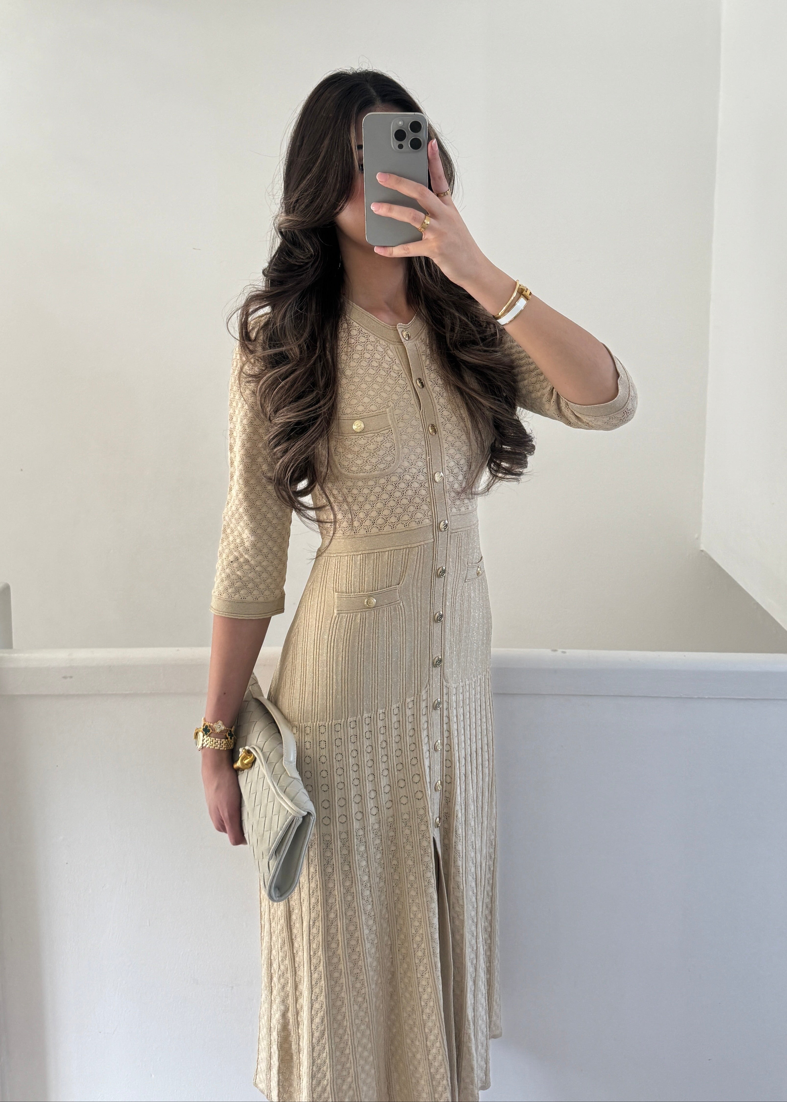 Celeste Dress- Beige