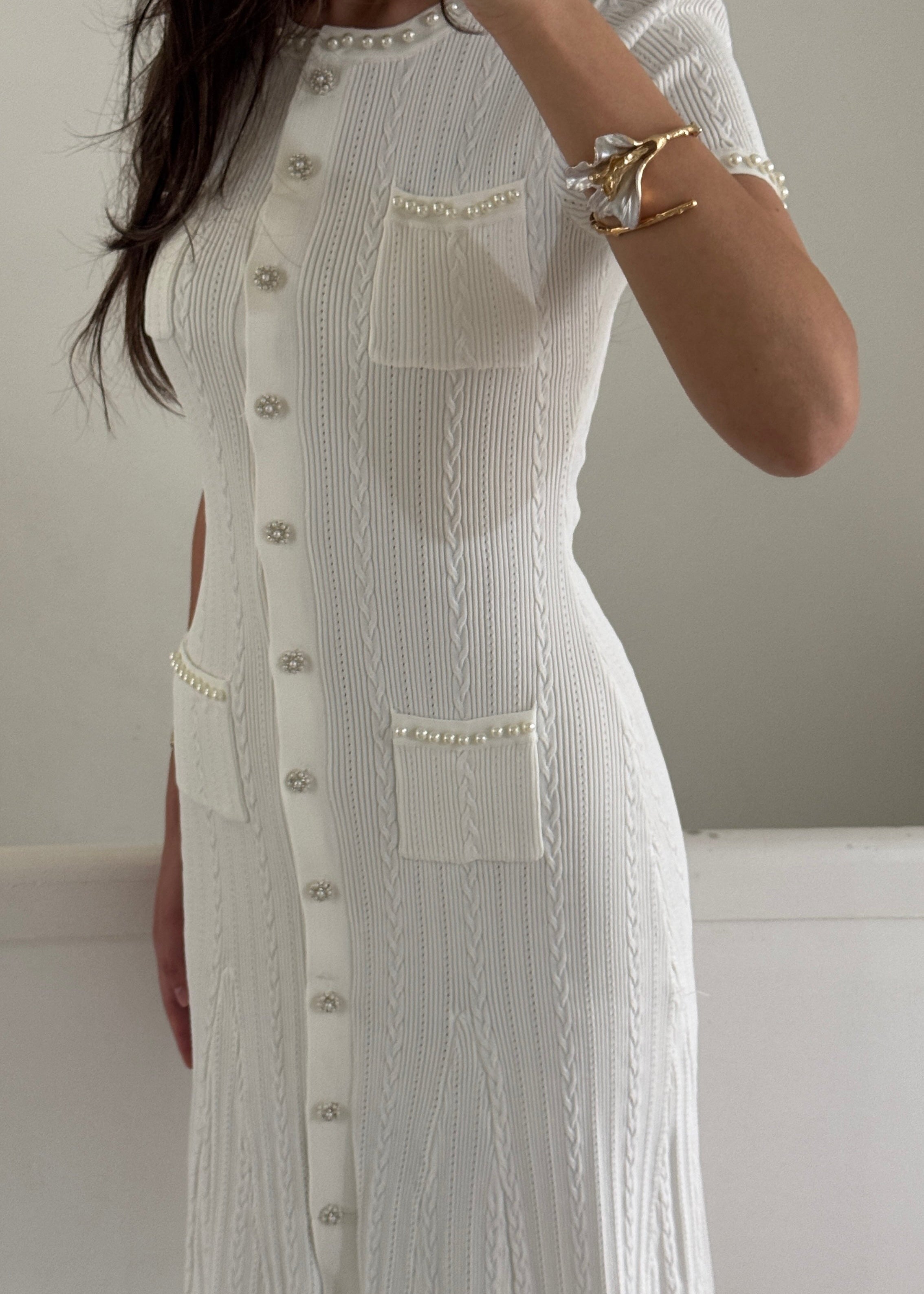 Alyssa dress- white
