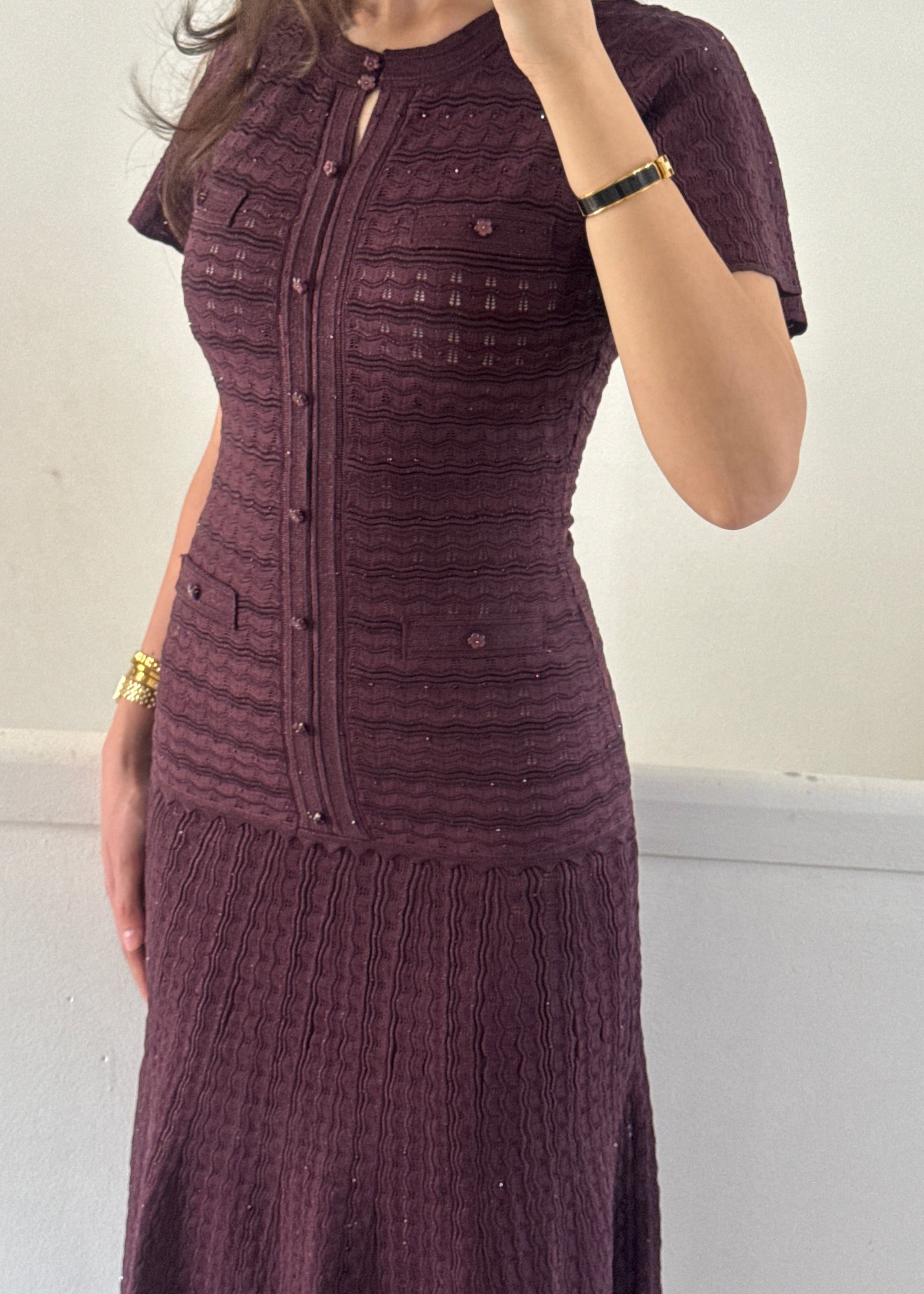 Almaz dress- burgundy