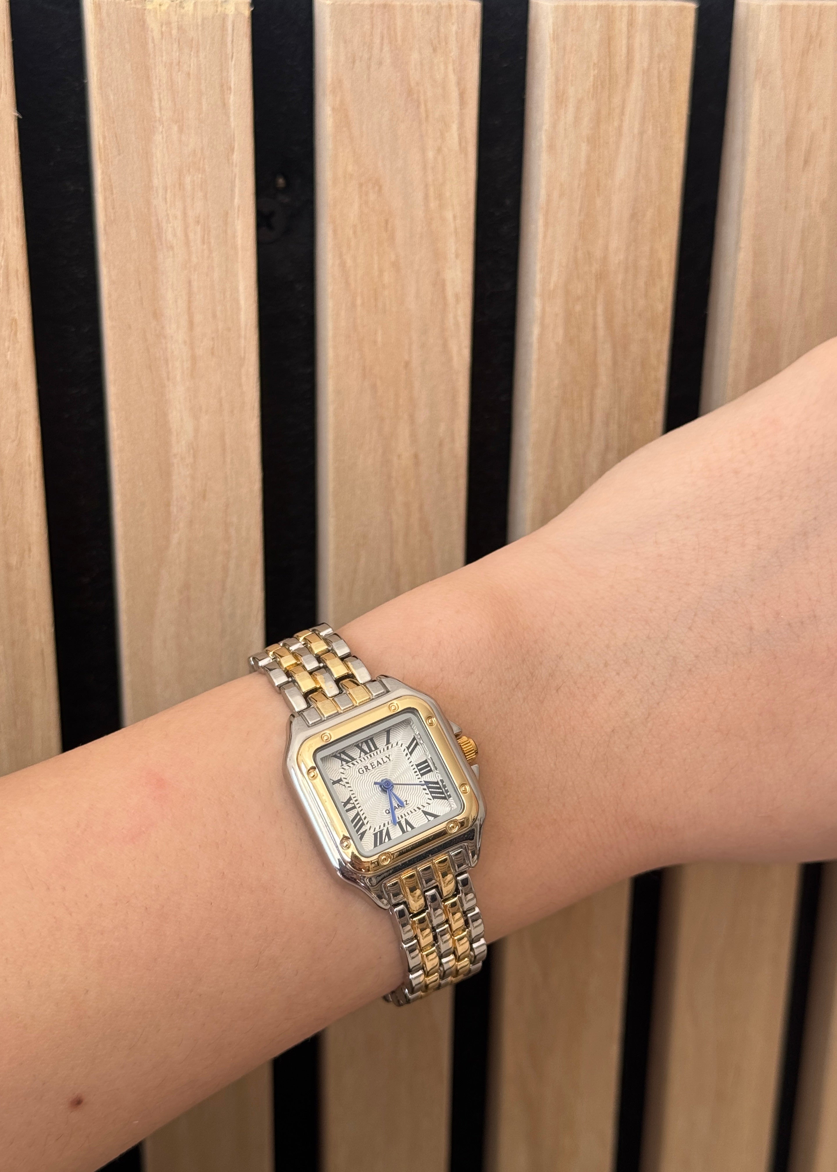 Grealy watch- two tone