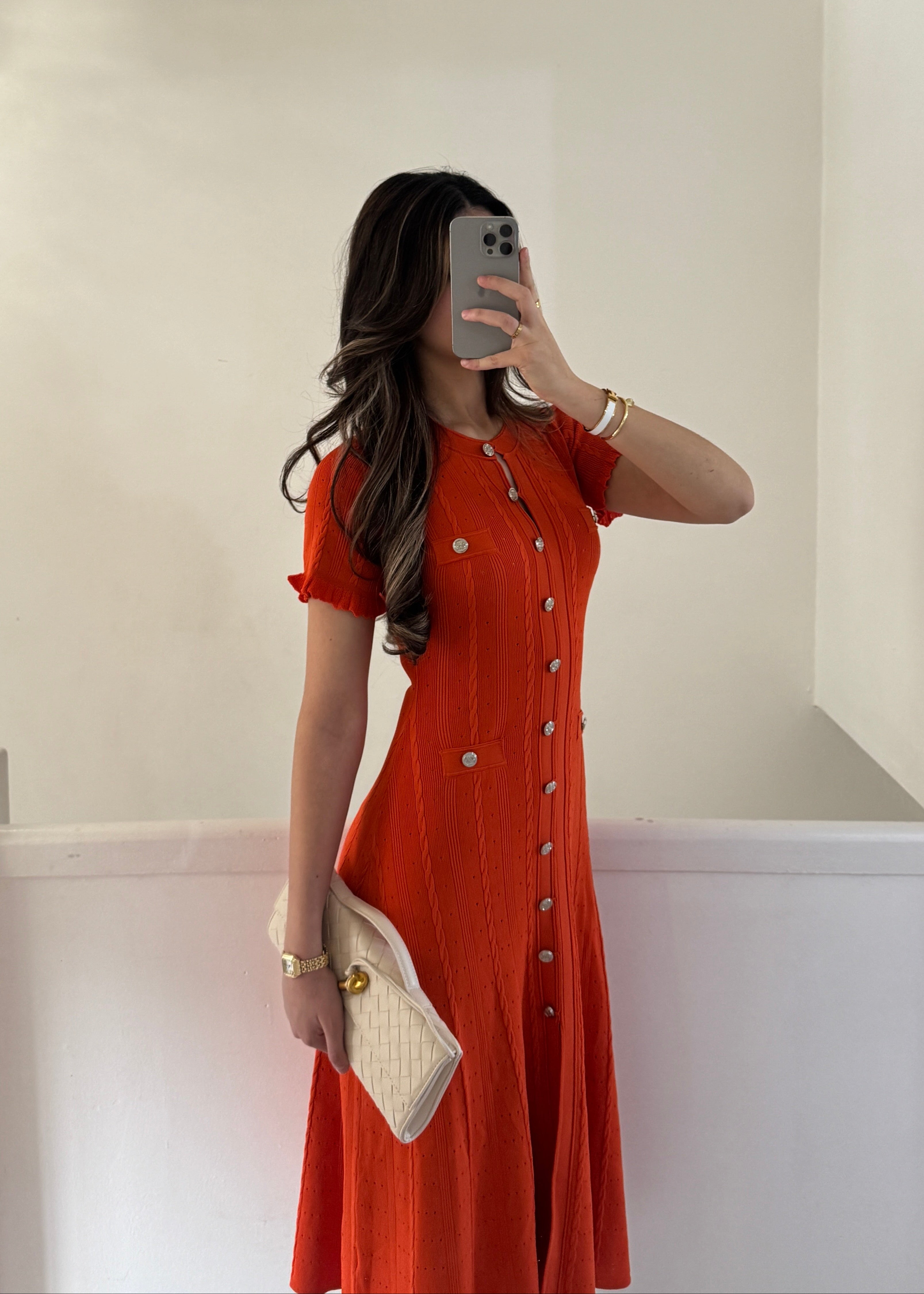 Valentina Dress- orange