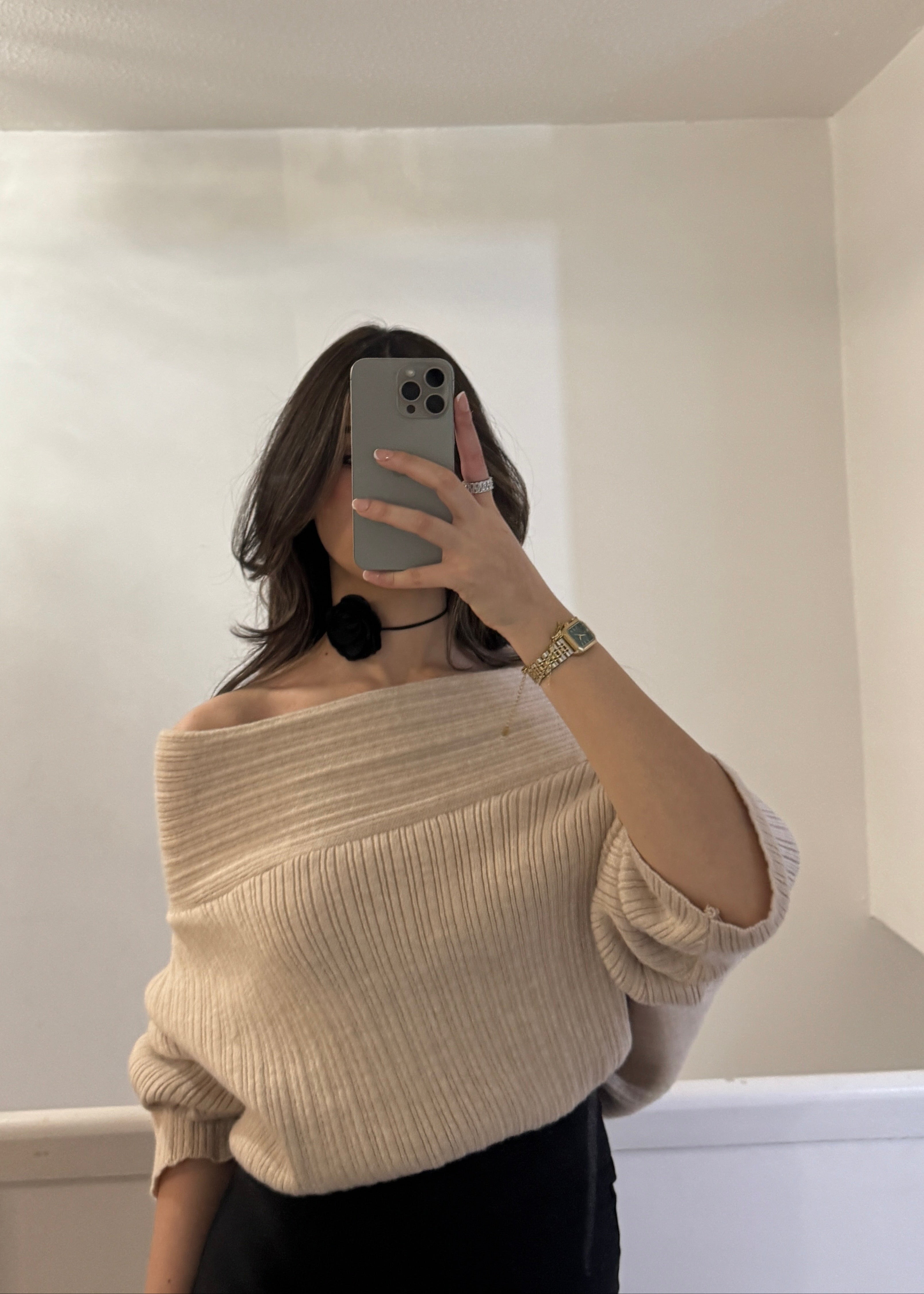 Lily jumper- Beige