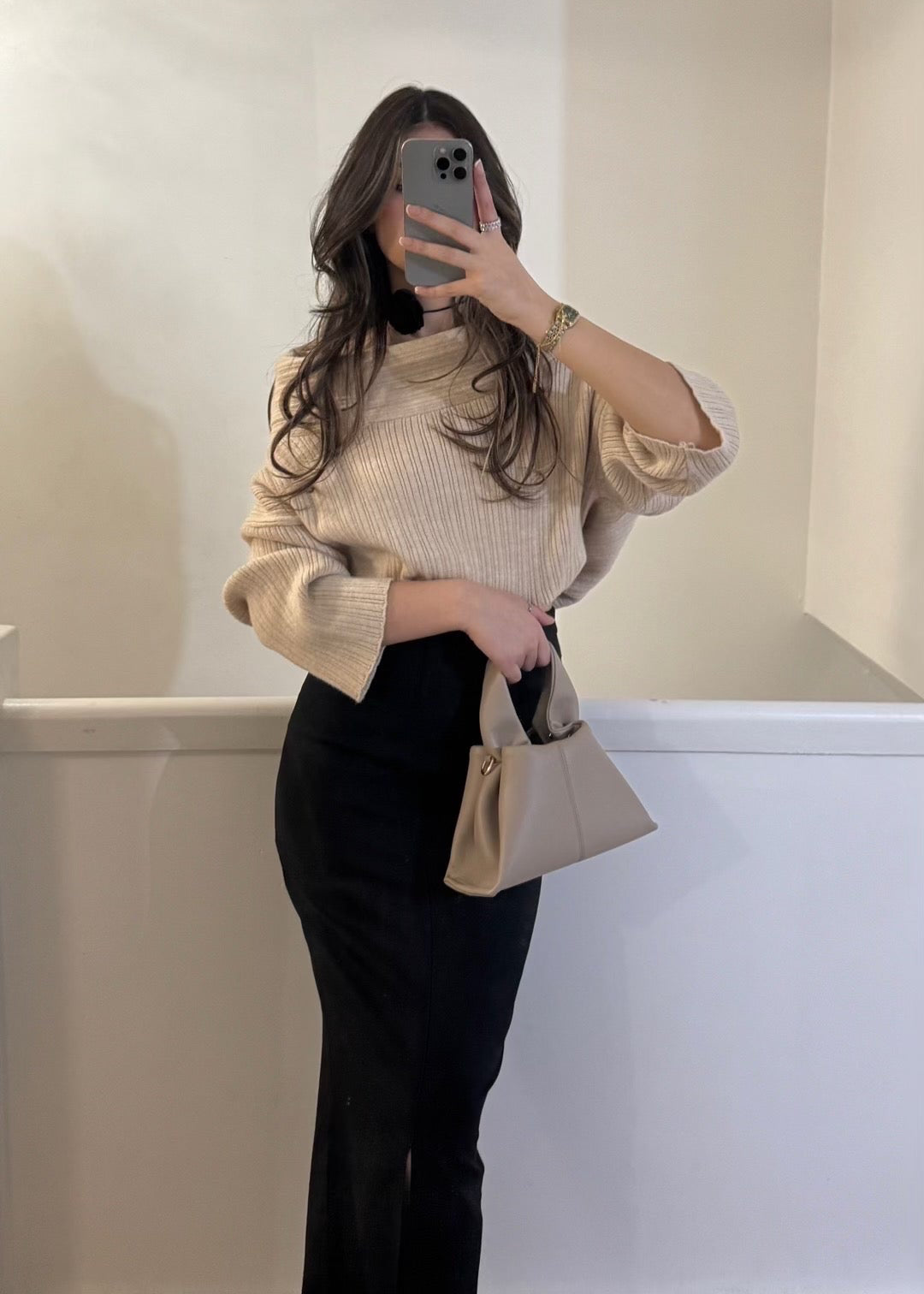 Lily jumper- Beige
